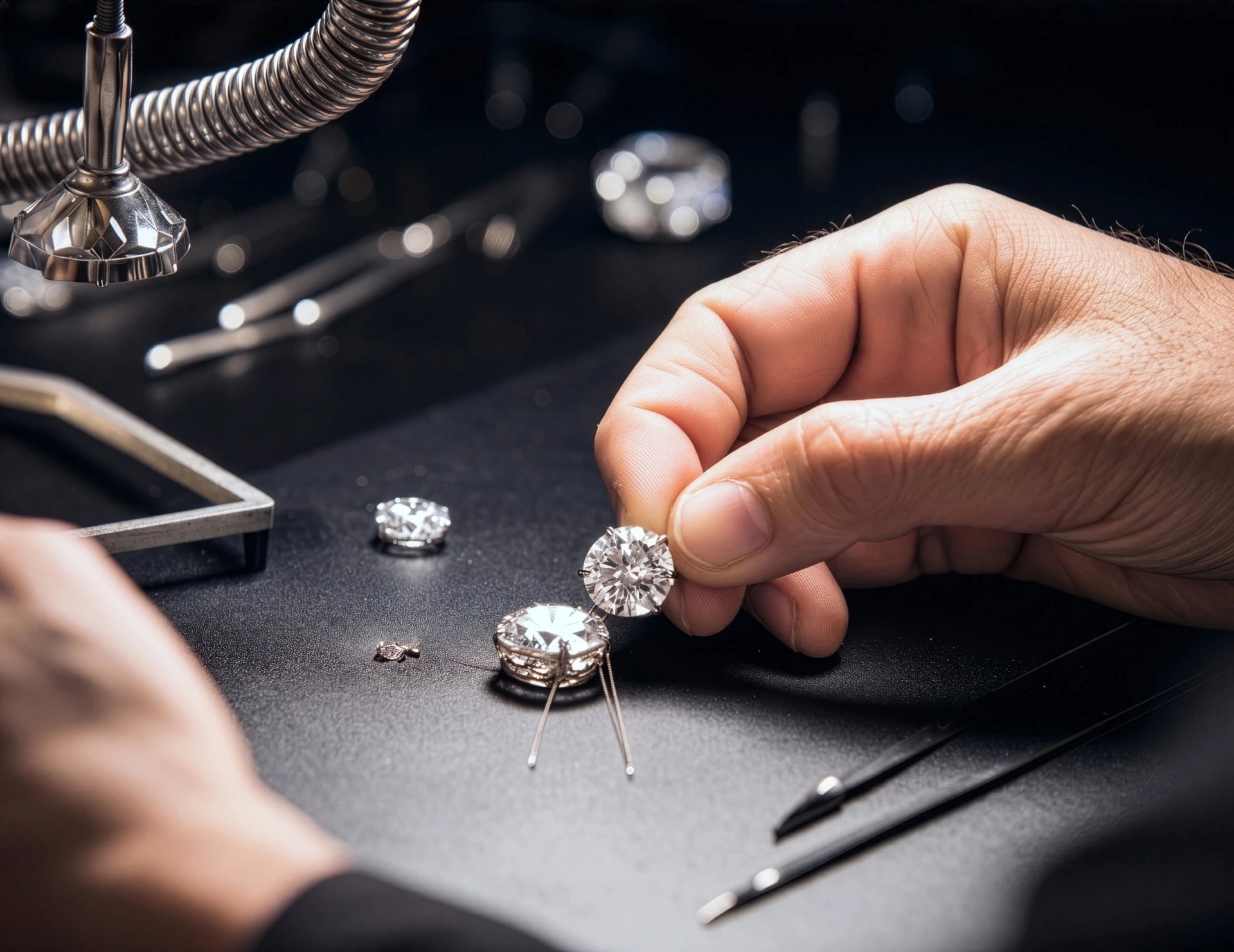 Carbon Care — a master jeweller at the bench